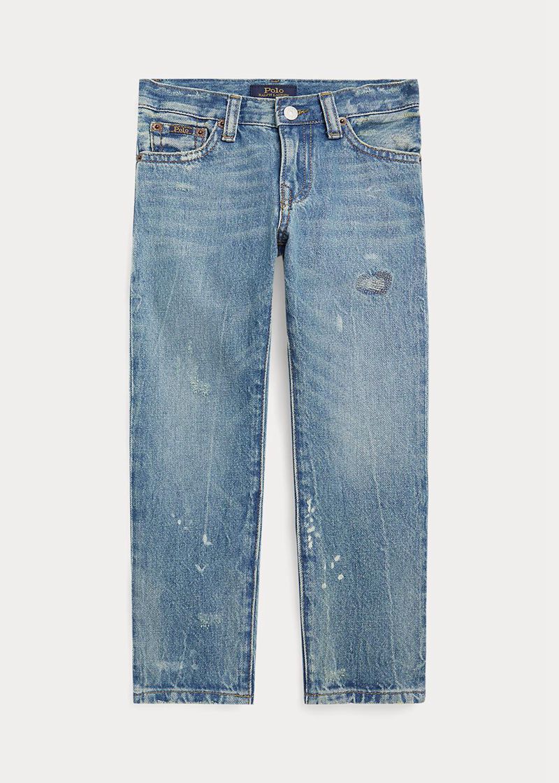 ラルフ ローレン パンツ ボーイ 青 1.5-6 年 Sullivan スリム Distressed ジーンズ ATKWD3748